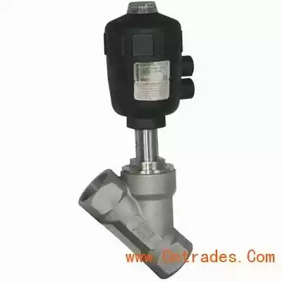 Stainless steel wire Pneumatic angle seat valve JZ11W-16P