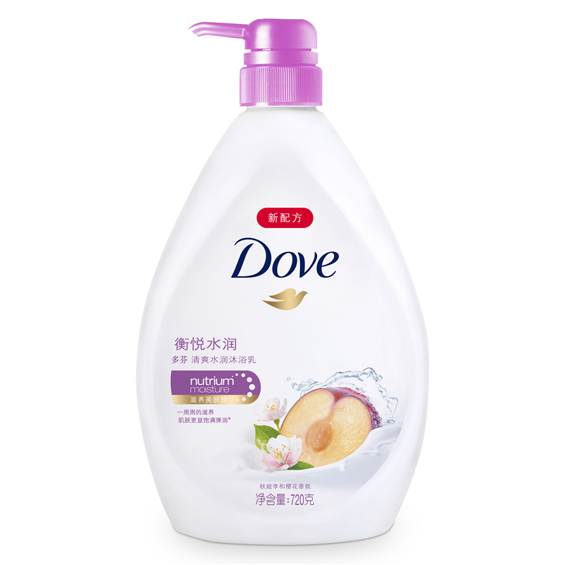 多芬/Dove 衡悦水润沐浴乳720g 清爽沐浴露 2瓶65非偏远包邮