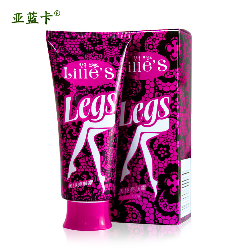 亚蓝卡美腿白皙霜隐形丝袜霜100g腿部遮瑕嫩滑约会霜轻薄隔离腿霜