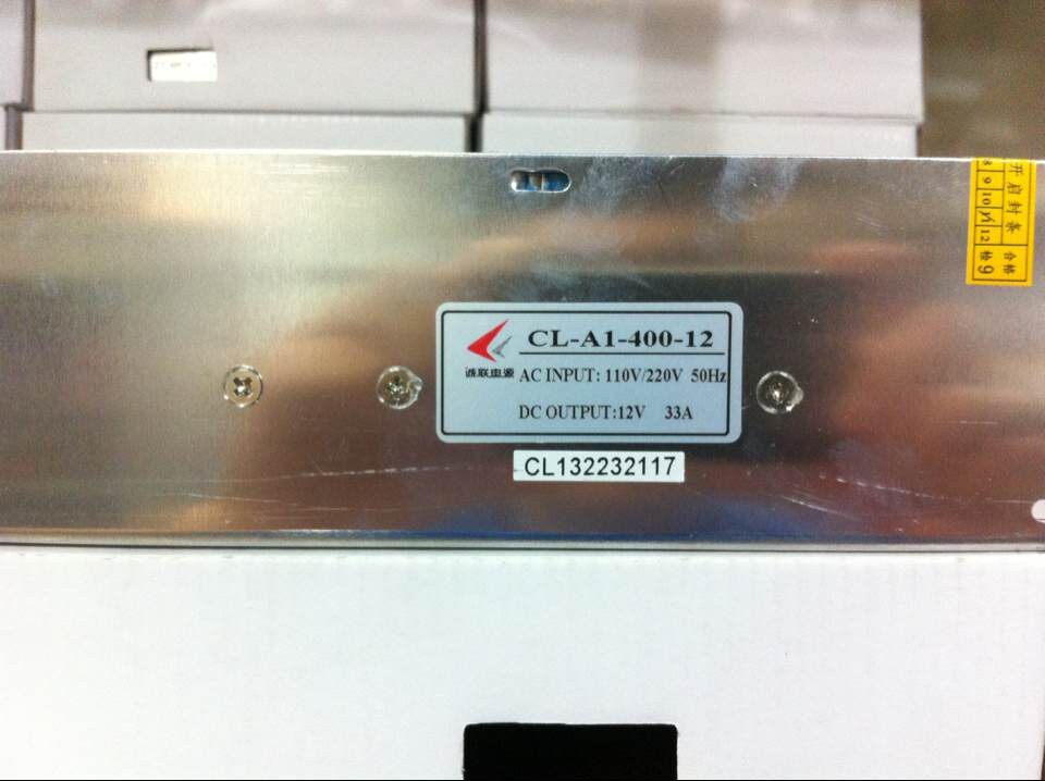Physical sale Changzhou Chenglian CL-A1-400-12 industrial grade power supply 12V33A warranty 3 years