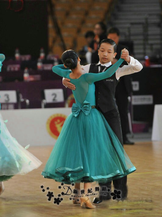 New Morden Dance Dress Professional Morden Race Dress National Dress Rehearsal Dress Dress With Big Swing Dress Regulations Dress No Drill-Taobao