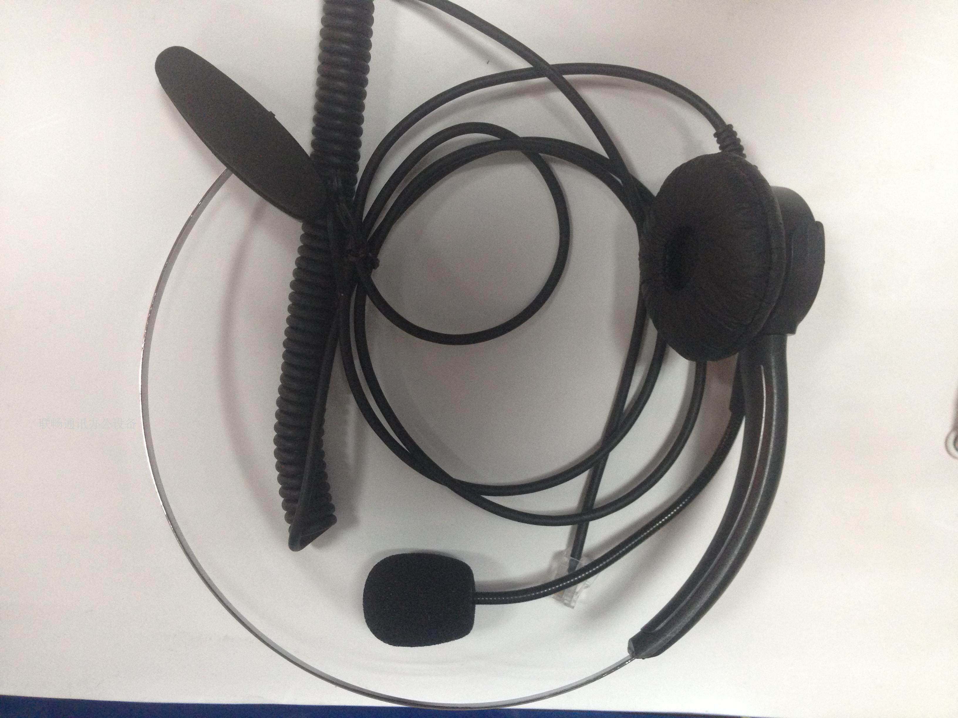 Crystal Head Traffic Headphone Call Attendants Special Traffic Ear Phone Headset Customer Service Headphone Telephone