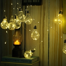 Copper wire string light bulb LED wedding decoration light string light copper wire light Edison room bedroom ins stars