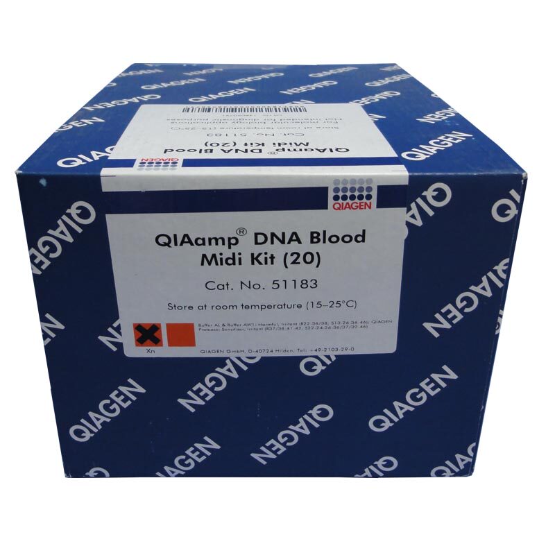 QIAGEN Kit Original QIAamp DNA Blood Midi Kit Item No.: 51183