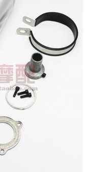 Retrofitting of the exhaust pipe fittings