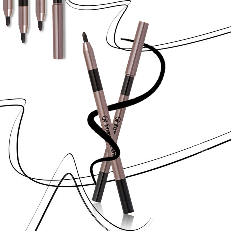 forencos防水眼线笔炫金黑 韩国进口眼线液笔 星你千颂伊同款