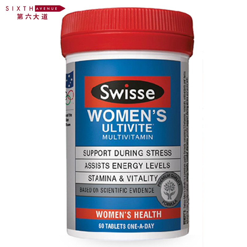 澳洲SWISSE女士活力多种复合维生素B营养片矿物质片现货