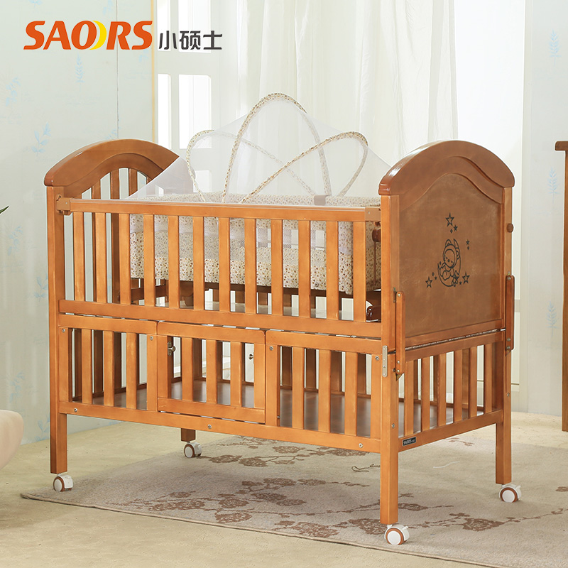 solid wood cradle