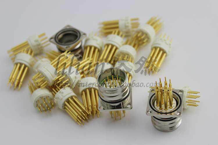 M23 circuit board solder connector Flapper connector 12-core and 17-core welding dedicated