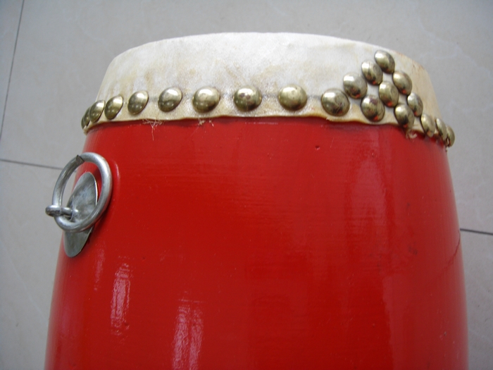 Wave Instruments Wood Adult Waist Drum 14CM Triangle Nail Waist Drum Head Layer Bull Leather Waist Drum Seedlings Song Team Waist Drum Popularity-Taobao