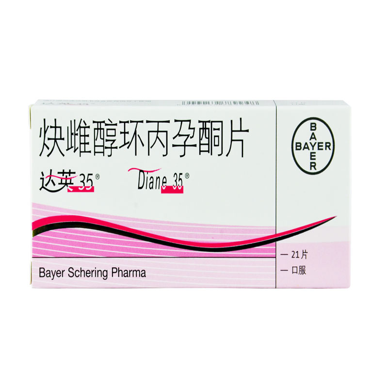 达英 达英-35 炔雌醇环丙孕酮片 21片/盒