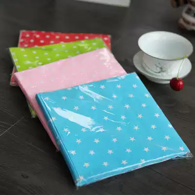Color polka dot polka dot animal striped paper towel Wedding party decoration environmental protection Western napkin hot sale paper handkerchief