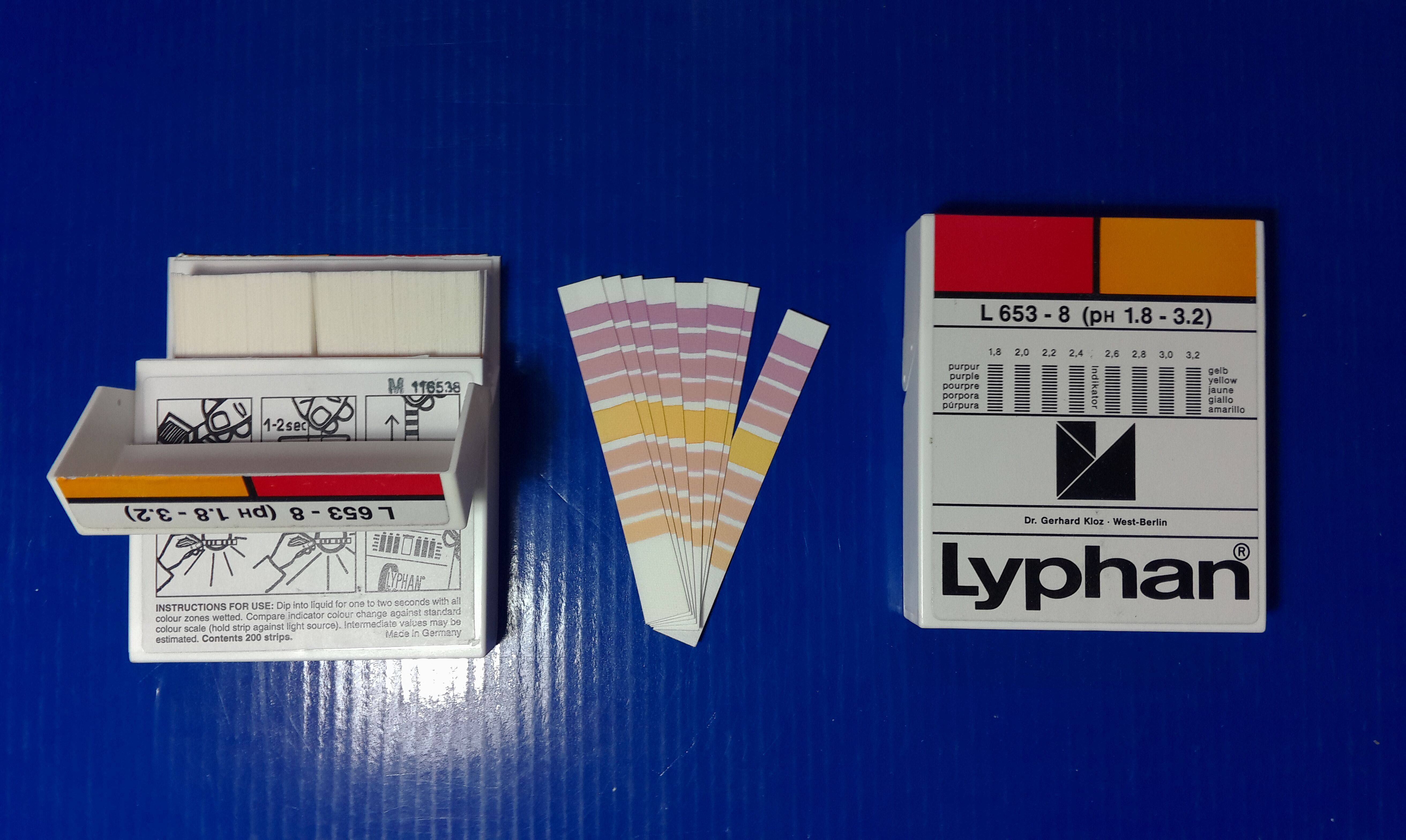 德国Lyphan精密pH试纸L653-8  200片每盒原装进口,欢迎您常回来看