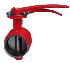 Shanghai valve clamp type groove butterfly valve D81X-16Q D381X-16Q Guanlong Huhang Lianggong