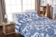 Màu xanh và trắng gió tươi của bông chất lượng cao rửa sạch bông trải giường quilting được đa mục đích Xuân Thu tấm máy lạnh - Trải giường drap giường everon Trải giường