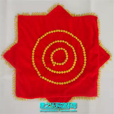 Dance handkerchief thickened and enlarged dance handkerchief octagonal towel Two-person handkerchief High-end flannel handkerchief