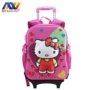 2017 học sinh mới xe đẩy túi hellokitty trường hợp xe đẩy trẻ em túi xe đẩy trường tiểu học ba lô balo kéo cho bé