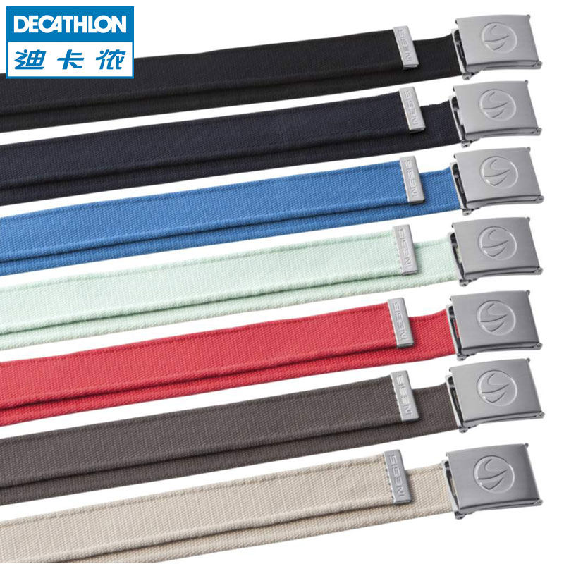 迪卡侬 帆布腰带运动款男女式皮带青少年学生休闲裤腰带 INESIS