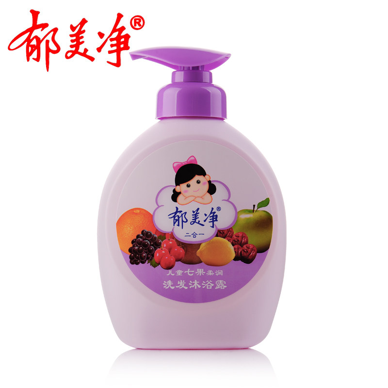 【天猫超市】郁美净儿童七果柔润洗发沐浴露550g 洗发水沐浴乳