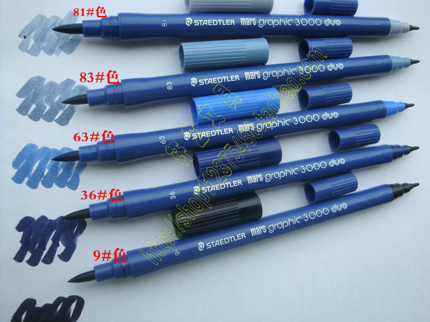 Jeans complementary color pen wholesale Germany imported 3000DUO clothing fabric cotton and linen repair color pen color painting yarn pen