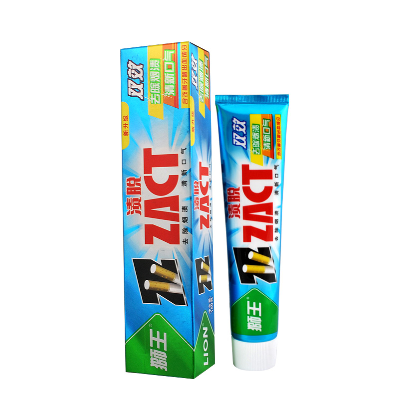 LION狮王渍脱双效牙膏90g/150g美白去黄护龈口气清新去烟渍牙渍