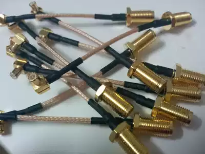 Factory direct RF SMAK MCXJW RF cable SMA female to MCX curved male 10CM