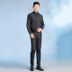 Áo sơ mi tuxedo nam phòng thu nam khóa cổ áo nhọn cổ áo màu sắc dài tay hiệu suất hợp xướng áo người lớn XL