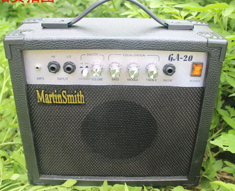 Famous brand 20W bass with guitar speaker ultra - thin body fashion accompaniment input
