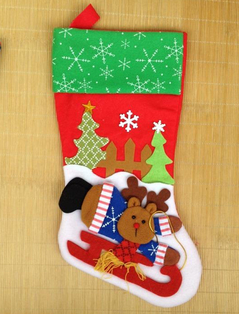 Christmas Ornaments Decorative Socks Decals Christmas Socks Gift Bags Gift Bags Santa Socks Pendant