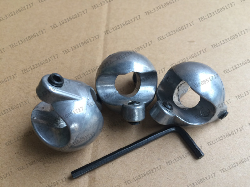 Ball type bosshead for 7-13mm rod diameter