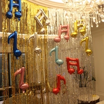 Note Balloon Birthday Party wedding decoration venue decoration decoration decoration supplies one year Hundred Days New Year party