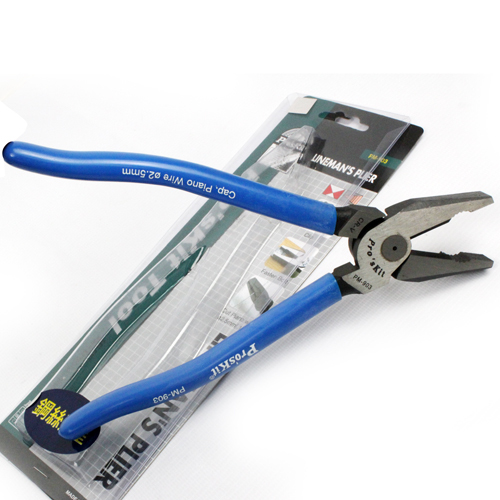 Taiwan Baoworkers PM-903-C Import Original Loaded Gram Steel 9 Inch Core Labor-saving Electrician Pliers Wire Pliers Old Tiger Pliers