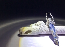 Out (Back to that time No 127) JOs Winding Art Himalayan Kyanite Pendant lone product