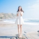 2018 nữ mùa hè khí chất nữ mới Hàn Quốc Sanya đi du lịch bên bờ biển đi biển là váy mỏng