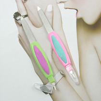 Multipurpose Professional Armor Die Leather Knife Easy To Die Leather V Type Dead Leather Knife Polished Frustration Nail File