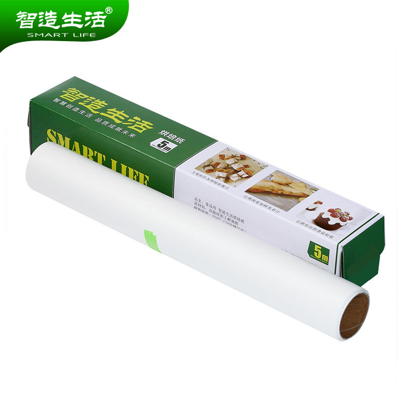 【天猫超市】智造生活 烘焙烧烤纸烹调纸 5米油纸蛋糕烤箱油纸