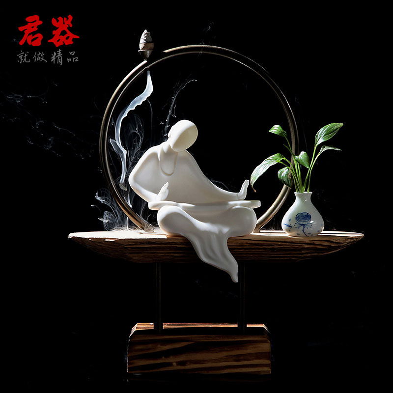 Jun ware manual household act the role ofing is tasted carefully - selected spice furnishing articles furnishing articles dehua white porcelain zen character series