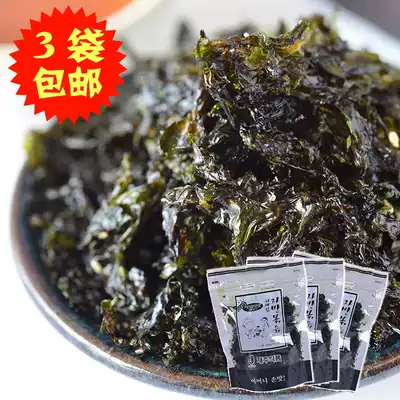 70g * 3 bags fried with seaweed fried seaweed ready-to-eat seaweed from Jeju Island imported from South Korea