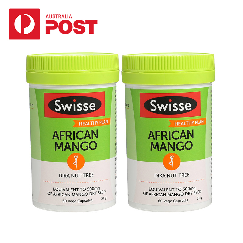 Swisse 非洲芒果籽胶囊60粒*2瓶 瘦身减重 澳洲直邮