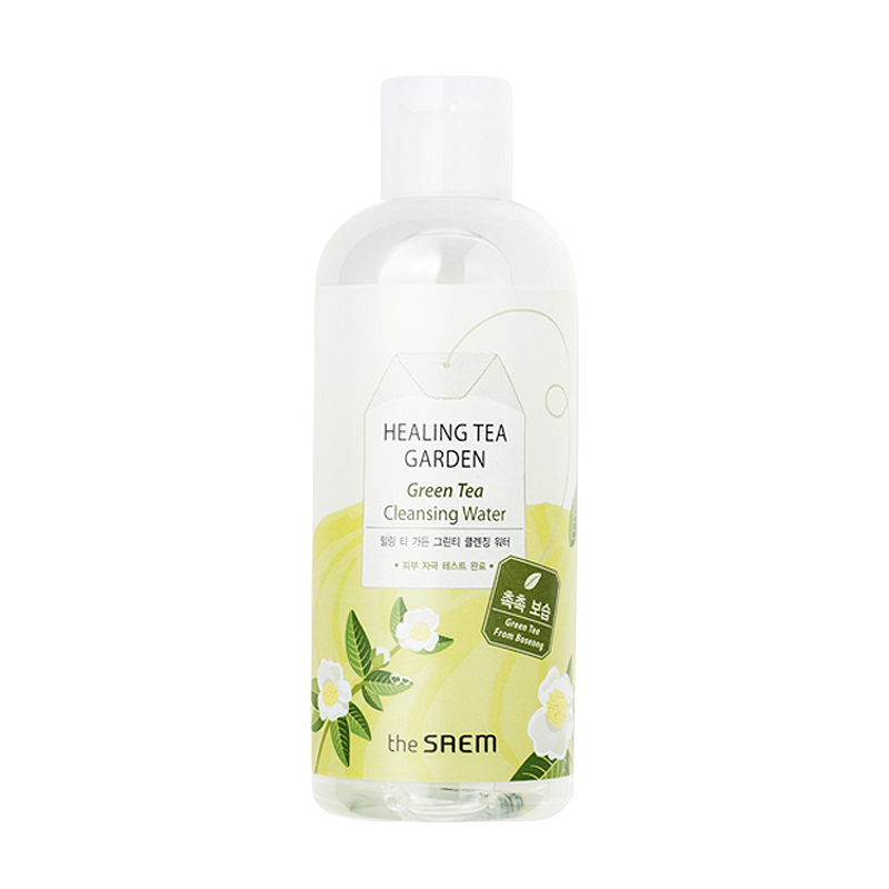韩国The Saem/得鲜绿茶卸妆水300ml 深层清洁温和卸妆保湿包邮