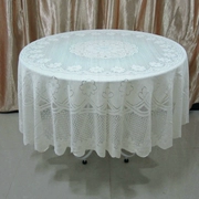 Khăn trải bàn cà phê chiếu bảng sofa vải che bụi đơn giản rỗng tròn bảng trắng bảng vải Bubu Arts mục vụ - Khăn trải bàn