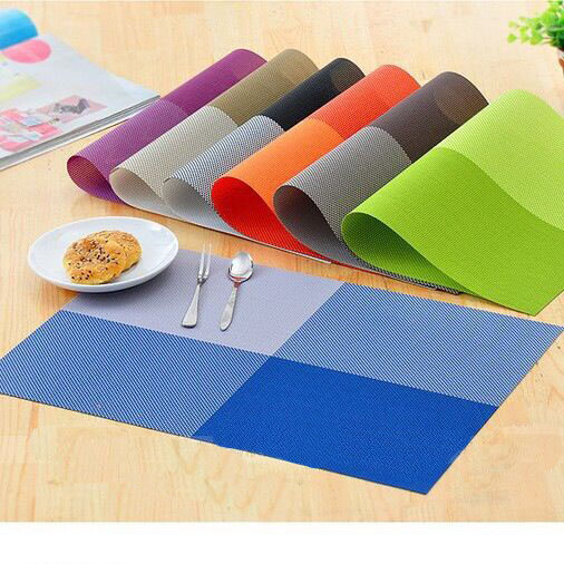Minimalist waterproof dining mat European-style pvc anti-burn and heat insulation cushion disc cushion anti-slip bowl cushion cup cushion Western table cushion cutlery mat