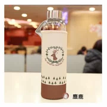 【易奇宝】爱丽丝玻璃随手杯350ml台湾官网直邮进口
