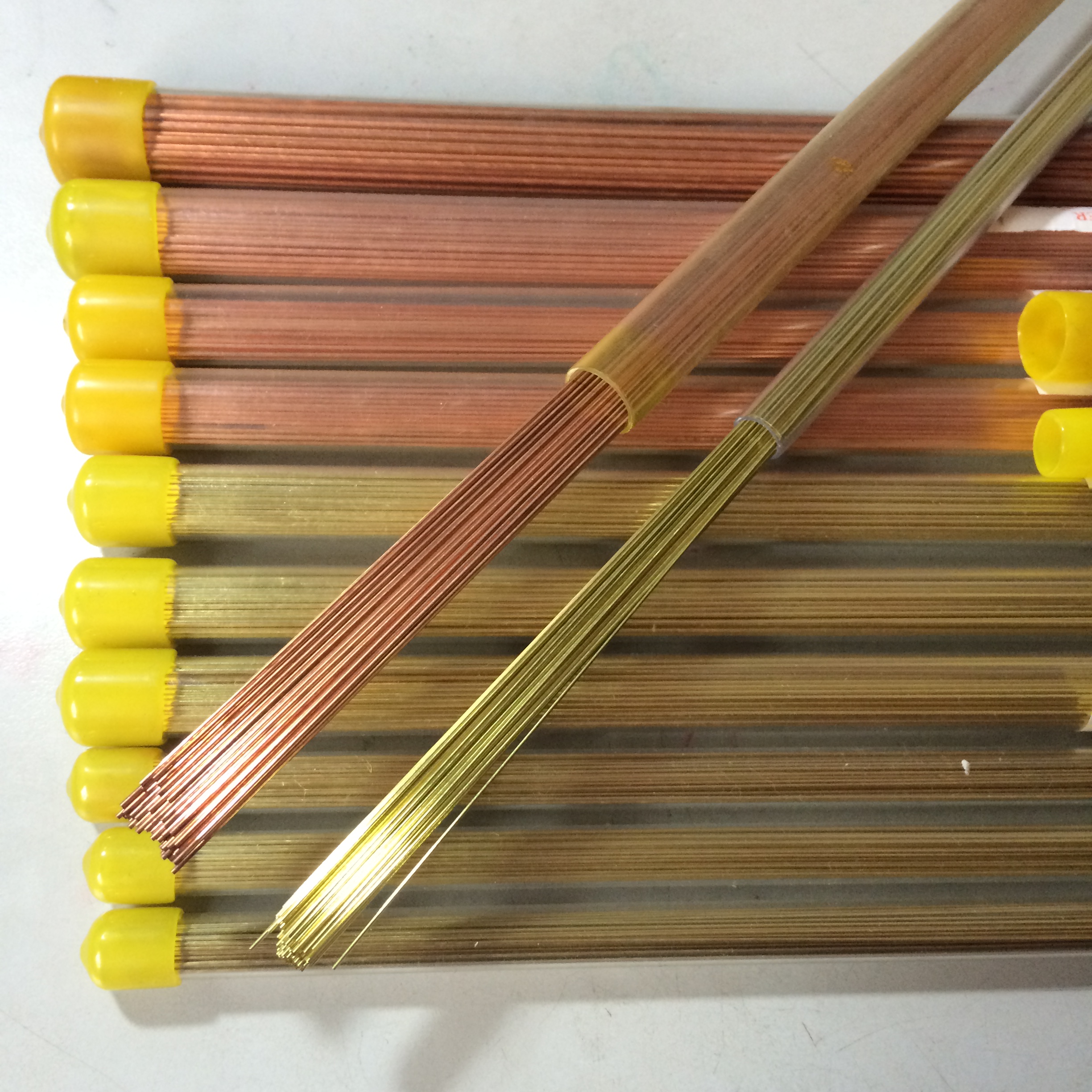 Fine hole discharge electrode brass tube single hole mold steel perforation machine authentic Shandong copper 0 3-3*400mm