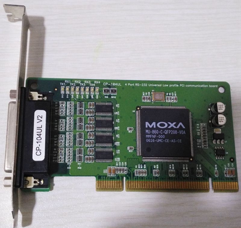 Mosa MOXA CP-104UL V2 PCI 4-port RS232 multi-serial port card