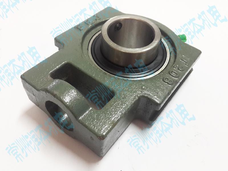 With cast slider seat whole set of outer spherical bearings UCT218 shaft shell T218 bearing UC218 inner diameter 90MM