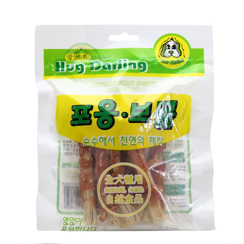 宠物狗零食 哈格 鲜美蜂蜜鸡肉缠鳕鱼100g 泰迪幼犬宠物食品