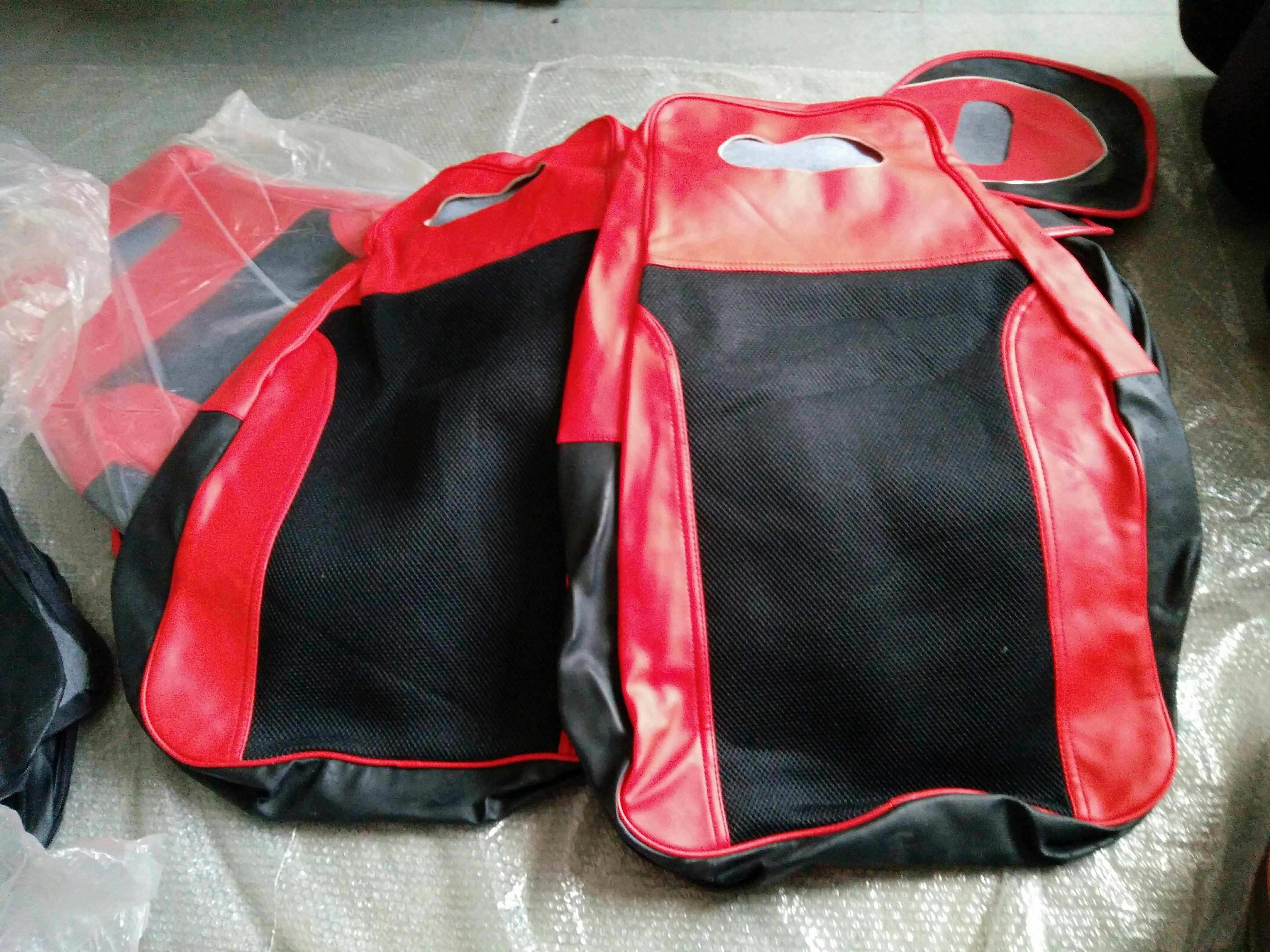 Massage cushion leather cover for a leather jacket