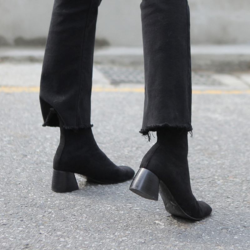 Bottes mi-saison femme en Caoutchouc - Ref 3250458 Image 1