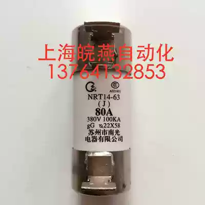Suzhou Nan Optical Fuse NRT14-63(J)80A 380V 100KA Size 22*58